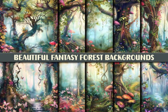 Beautiful Fantasy Forest Backgrounds: Elevate Your Creative Projects