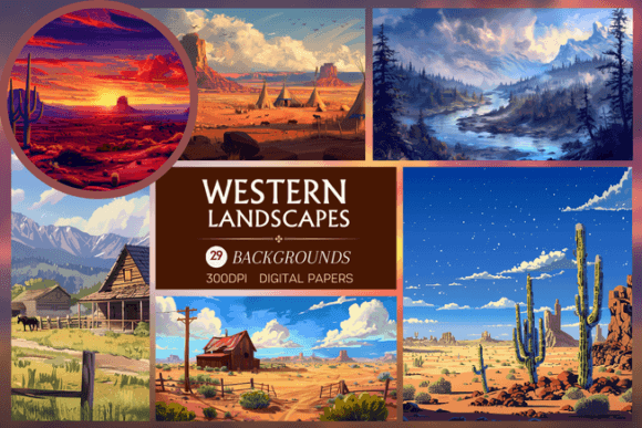 Bring the Wild West to Life: Using Western Landscapes Backgrounds