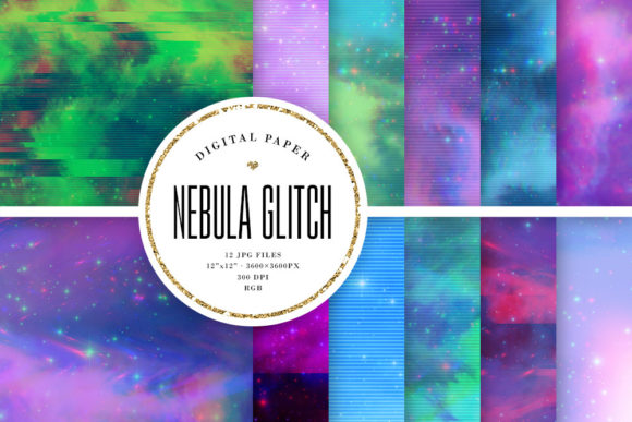 Cosmic Chaos Meets Digital Design: A Guide to Nebula Glitch Backgrounds