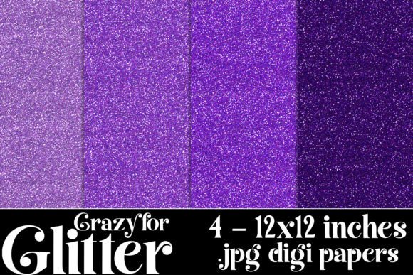 Crazy for Glitter Backgrounds, Purple 2: Sparkle & Versatility