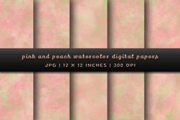 Discover the Warmth of Pink and Peach Watercolor Backgrounds