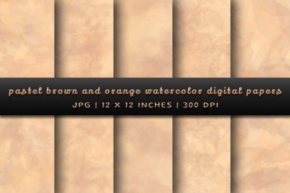 Elevate Your Designs with Warm Pastel Brown and Orange Backgrounds