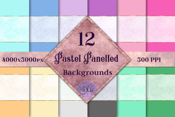 Elevate Your Visuals with Pastel Panelled Backgrounds