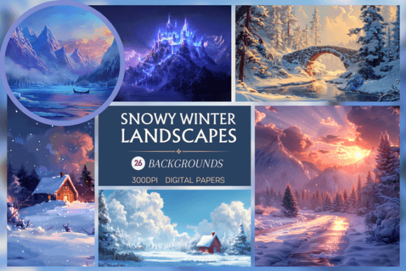 Embrace Winter's Charm with These Digital Backgrounds