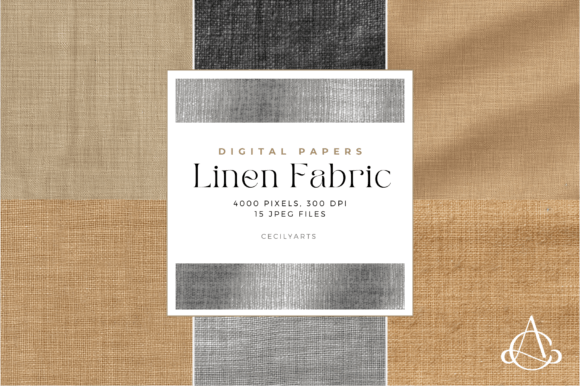Stunning Linen Fabric Backgrounds for Crafters