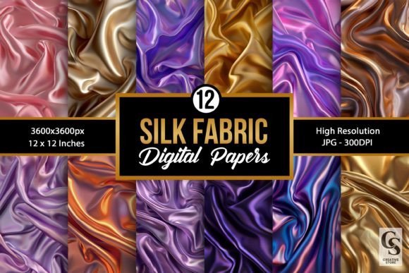 Unlocking Elegance: A Designer's Guide to Silk Fabric Digital Papers
