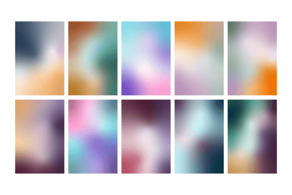 Vertical Gradient Backgrounds Pack: Modern Abstract Backdrops