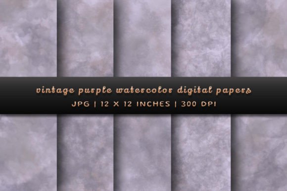 Vintage Purple Watercolor Backgrounds: A Designer's Guide