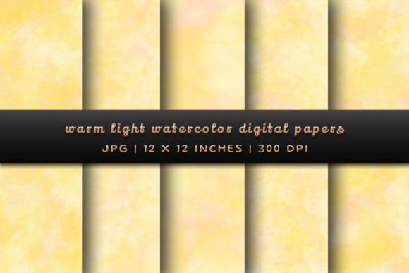 Warm Light Watercolor Backgrounds: A Cozy Digital Canvas